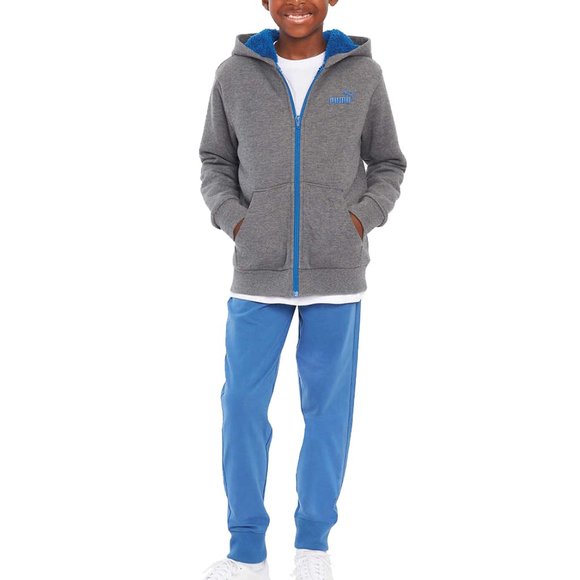 sherpa hoodie zip up